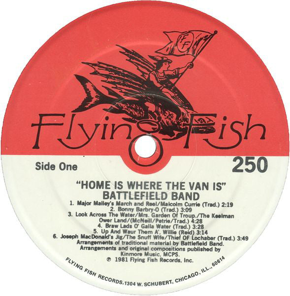 Battlefield Band - Home Is Where The Van Is - LP