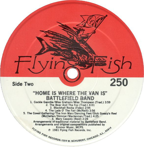 Battlefield Band - Home Is Where The Van Is - LP