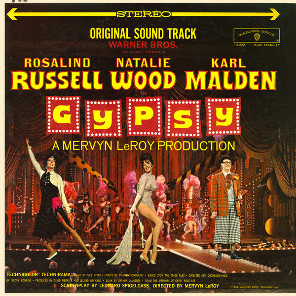 Rosalind Russell, Natalie Wood, Karl Malden - Gypsy (Original Sound Track) - LP