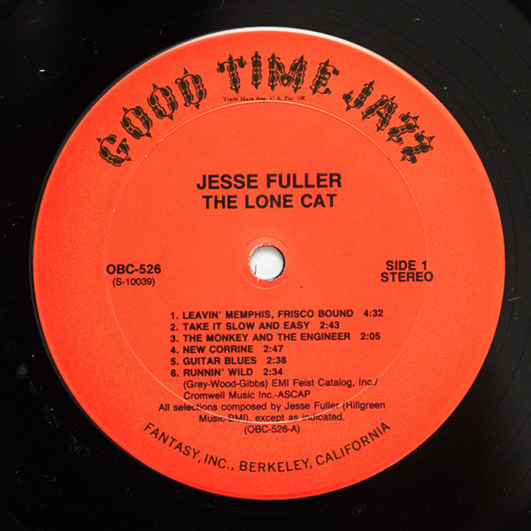 Jesse Fuller - The Lone Cat - LP