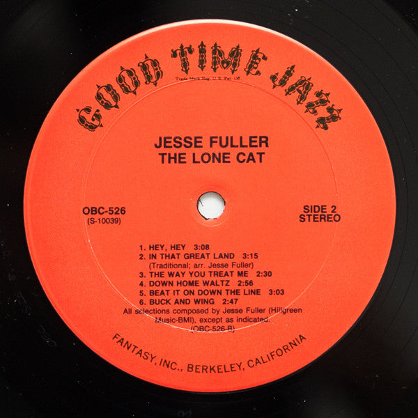 Jesse Fuller - The Lone Cat - LP