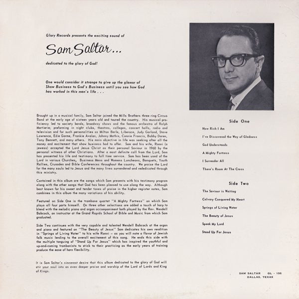 Sam Saltar - Sam Saltar... - LP