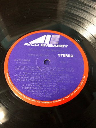 Various - Soul...In The Beginning - LP
