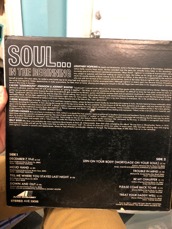 Various - Soul...In The Beginning - LP