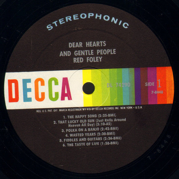 Red Foley - Dear Hearts And Gentle People - LP