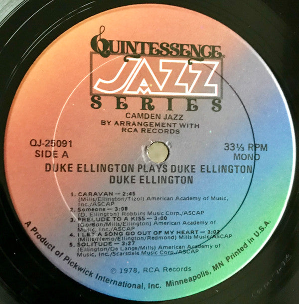 Duke Ellington - Plays Duke Ellington - LP