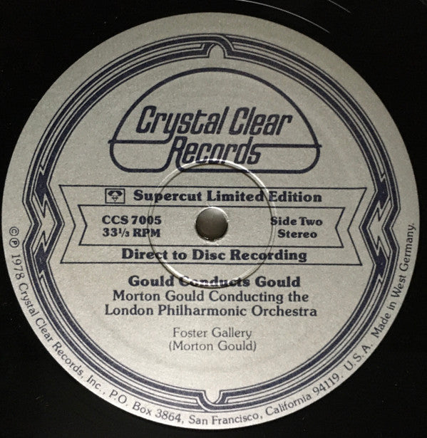 Morton Gould - The London Philharmonic Orchestra - Gould Conducts Gould - LP