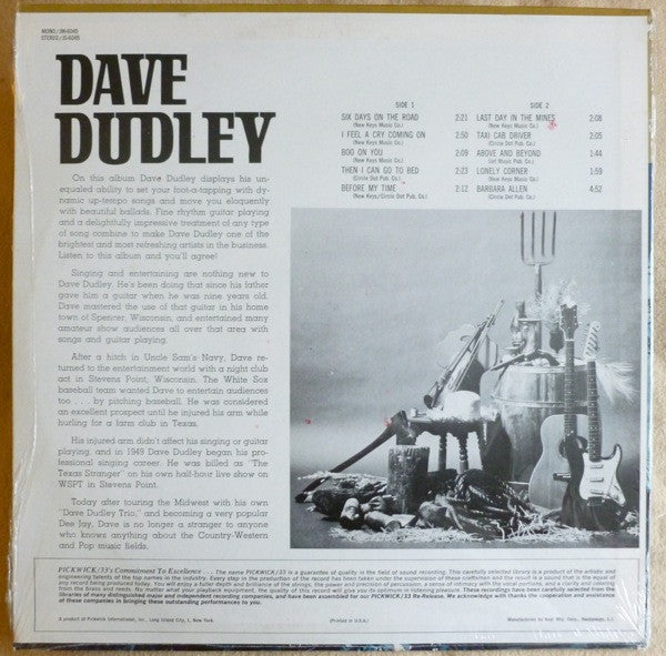 Dave Dudley - Last Day In The Mines - LP