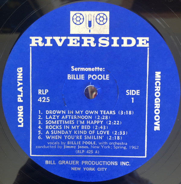 Billie Poole - Sermonette - LP