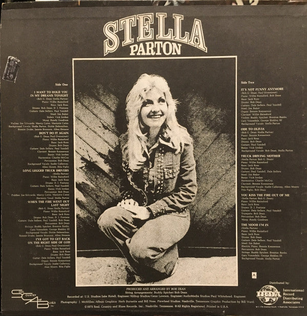 Stella Parton - I Want To Hold You In My Dreams Tonight - LP