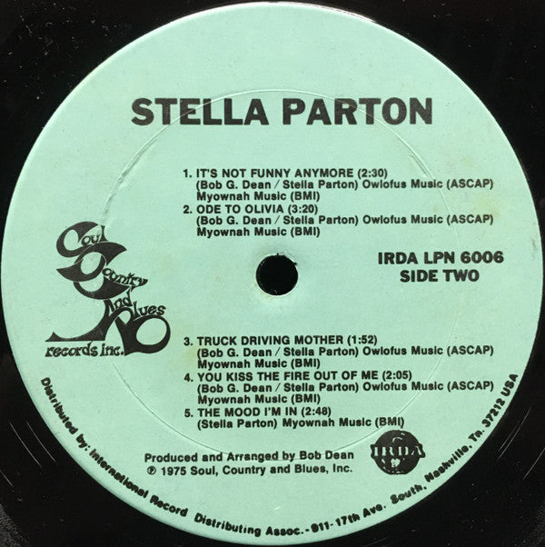 Stella Parton - I Want To Hold You In My Dreams Tonight - LP
