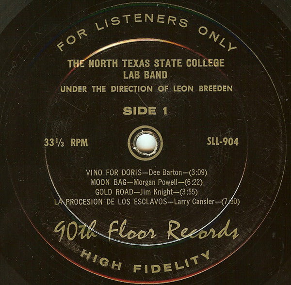 The North Texas State University Lab Band - North Texas Lab Band - LP