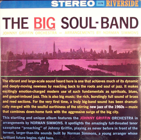 Johnny Griffin Orchestra* - The Big Soul-Band - LP