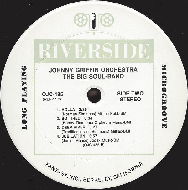 Johnny Griffin Orchestra* - The Big Soul-Band - LP