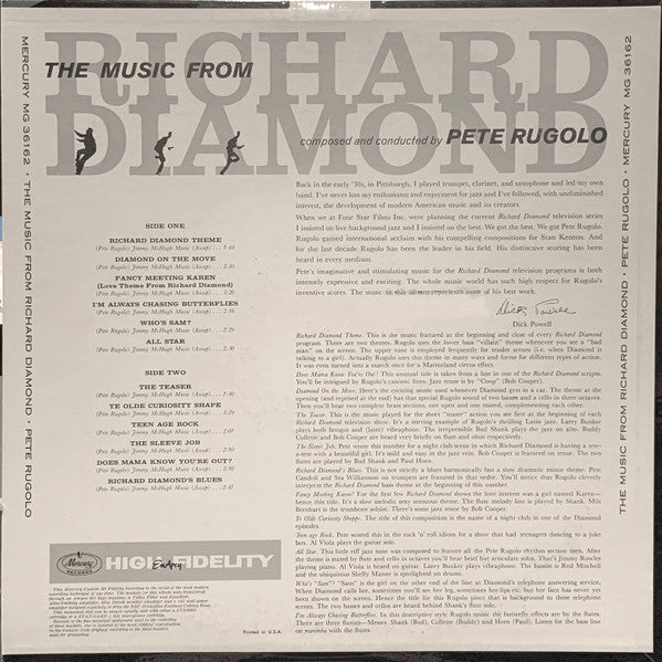 Pete Rugolo - The Music From Richard Diamond - LP