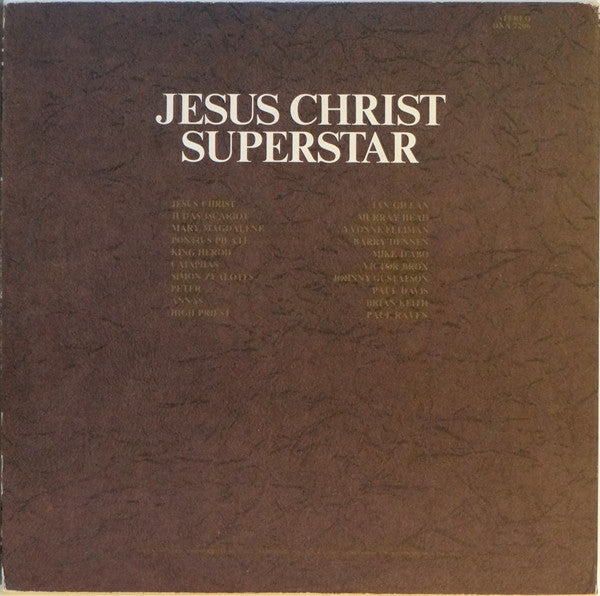 Andrew Lloyd Webber And Tim Rice - Jesus Christ Superstar - LP