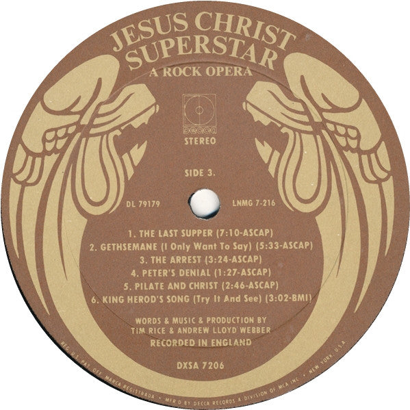 Andrew Lloyd Webber And Tim Rice - Jesus Christ Superstar - LP