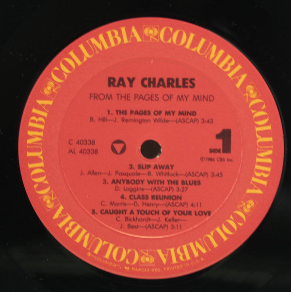 Ray Charles - From The Pages Of My Mind - LP