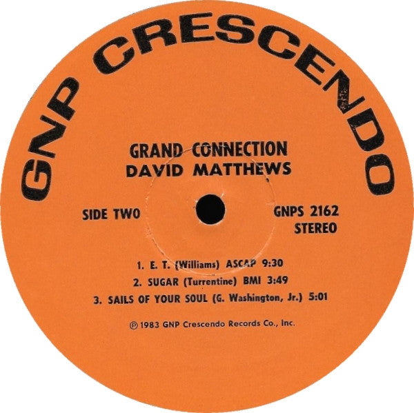 David Matthews Orchestra - Grand Connection - LP