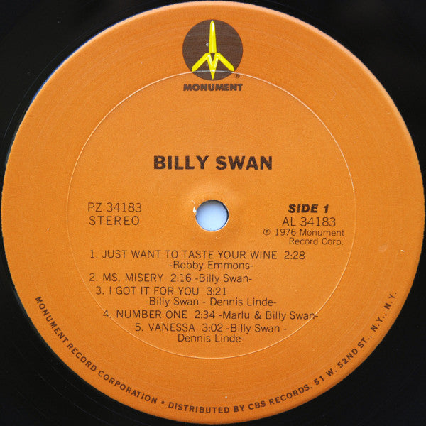 Billy Swan - Billy Swan - LP