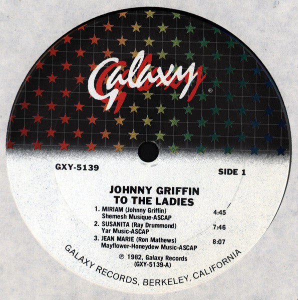 Johnny Griffin - To The Ladies - LP