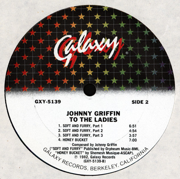 Johnny Griffin - To The Ladies - LP