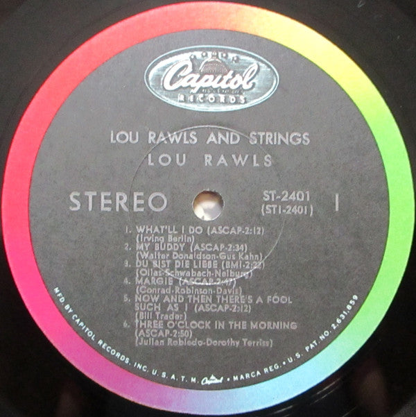 Lou Rawls - Lou Rawls And Strings - LP
