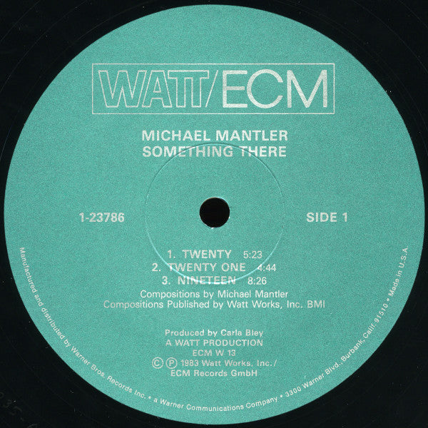 Michael Mantler - Something There - LP