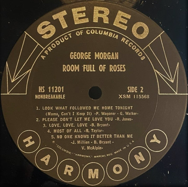 George Morgan  - Room Full Of Roses - LP