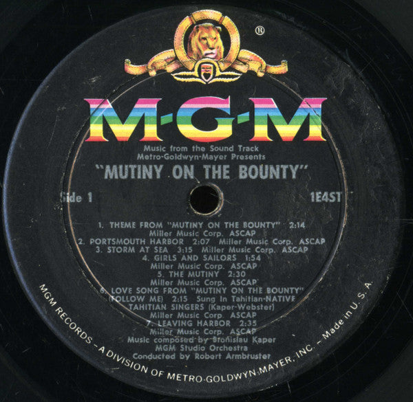 Bronislau Kaper* - Mutiny On The Bounty - LP