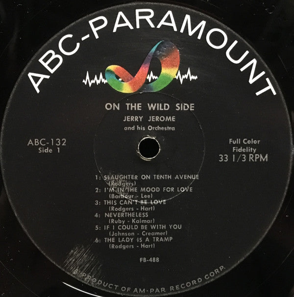 Jerry Jerome - On The Wild Side - LP