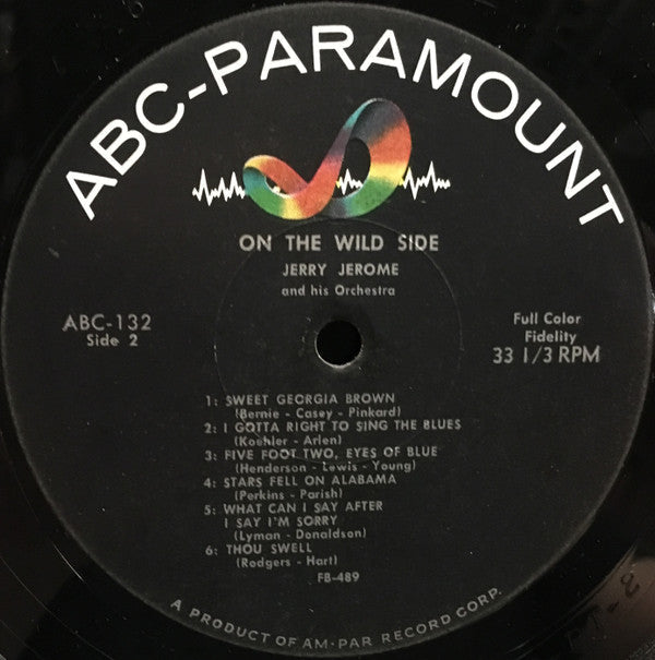 Jerry Jerome - On The Wild Side - LP