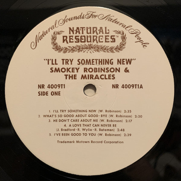 Smokey Robinson & The Miracles* - I'll Try Something New - LP