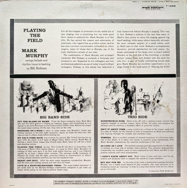 Mark Murphy - Playing The Field - LP