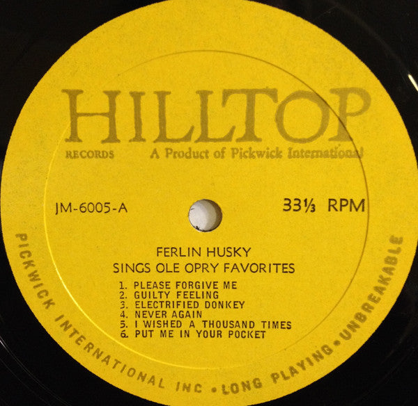 Ferlin Husky - Sings Ole Opry Favorites - LP