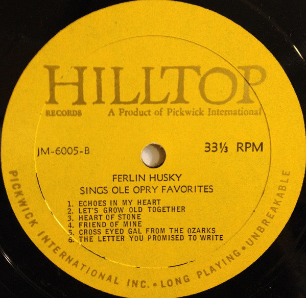 Ferlin Husky - Sings Ole Opry Favorites - LP