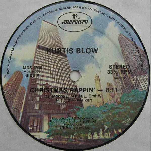 Kurtis Blow - Christmas Rappin' - LP