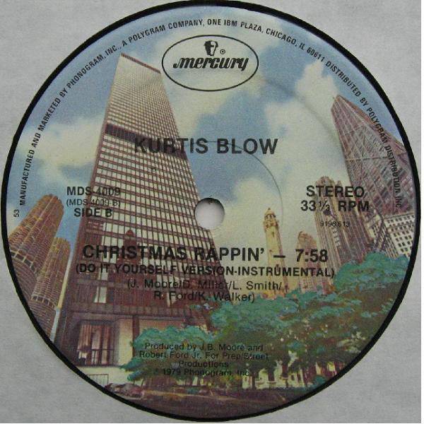 Kurtis Blow - Christmas Rappin' - LP