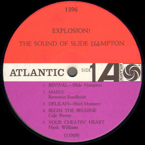 Slide Hampton - Explosion! The Sound Of Slide Hampton - LP