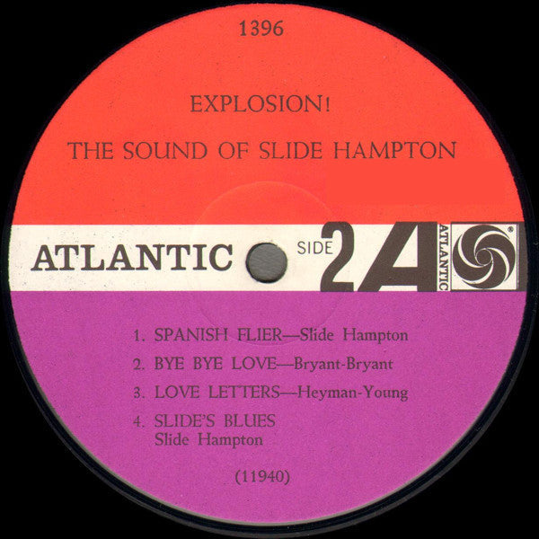 Slide Hampton - Explosion! The Sound Of Slide Hampton - LP