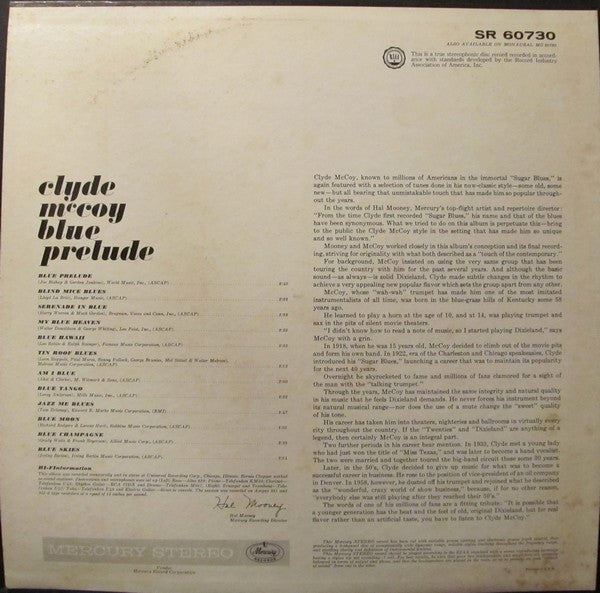 Clyde McCoy - Blue Prelude - LP