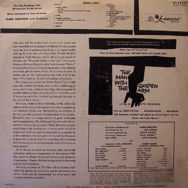 Elmer Bernstein - The Man With The Golden Arm (Soundtrack) - LP