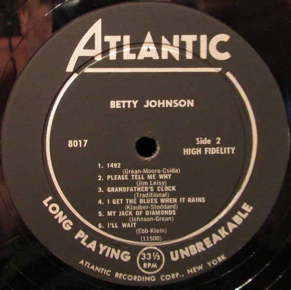Betty Johnson - Betty Johnson - LP