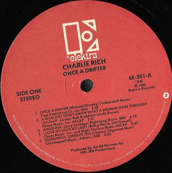Charlie Rich - Once A Drifter - LP