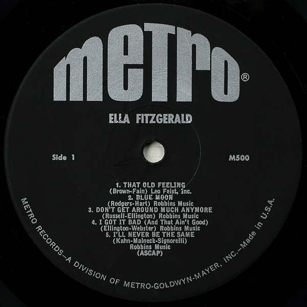 Ella Fitzgerald - Ella Fitzgerald - LP
