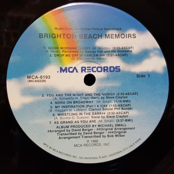 Michael Small - Brighton Beach Memoirs - LP