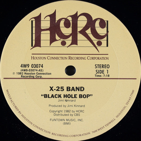 X-25 Band - Black Hole Bop - LP