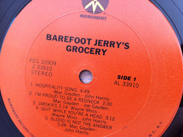 Barefoot Jerry - Barefoot Jerry's Grocery - LP