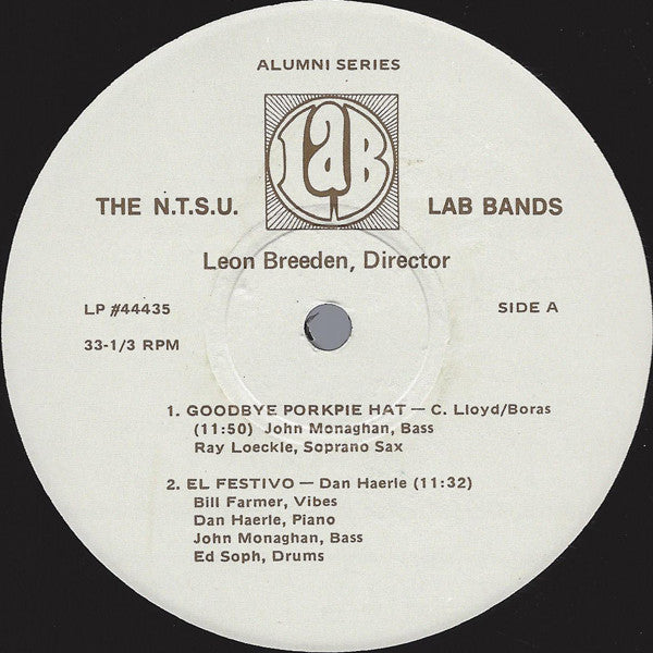 John Monaghan (2) With The North Texas Lab Band, Denton, Texas* - Early Tracks By John Monaghan - LP
