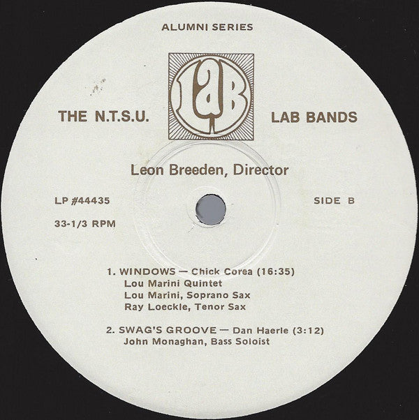 John Monaghan (2) With The North Texas Lab Band, Denton, Texas* - Early Tracks By John Monaghan - LP